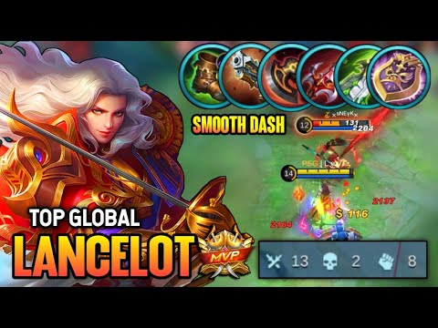 LANCELOT BEST BUILD 2021 | TOP GLOBAL LANCELOT GAMEPLAY | MOBILE LEGENDS✓
