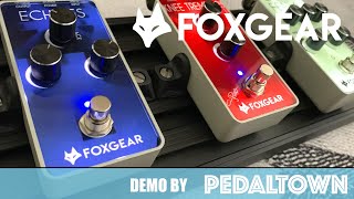 Video thumbnail for Foxgear pedals demo by Pedaltown by Pedaltown