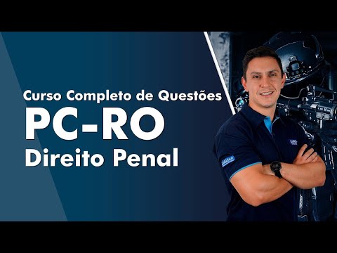 Curso Completo de Questões CESPE - PC RO 2022 - Direito Penal - AlfaCon