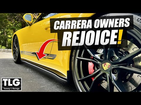 Porsche 911 Side Skirts DIY Install on a Narrow Body 991