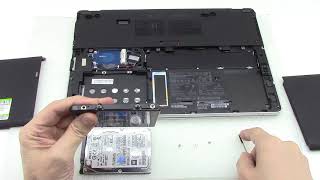 Video thumbnail for How to install SSD on HP EliteBook Folio 9470m by COM6