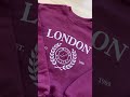 BUZO CROP ESTAMPADO VARSITY LONDON LTD EDITION