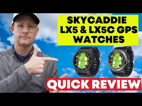 SkyCaddie LX5 & LX5C GPS Watch Review