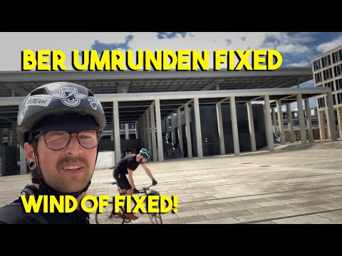 Flughafen BER ma Fixed umrunde(t)n! Windiges Ereignis!