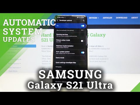 How to Enable Auto Updates in SAMSUNG Galaxy S21 Ultra – Overnight System Update