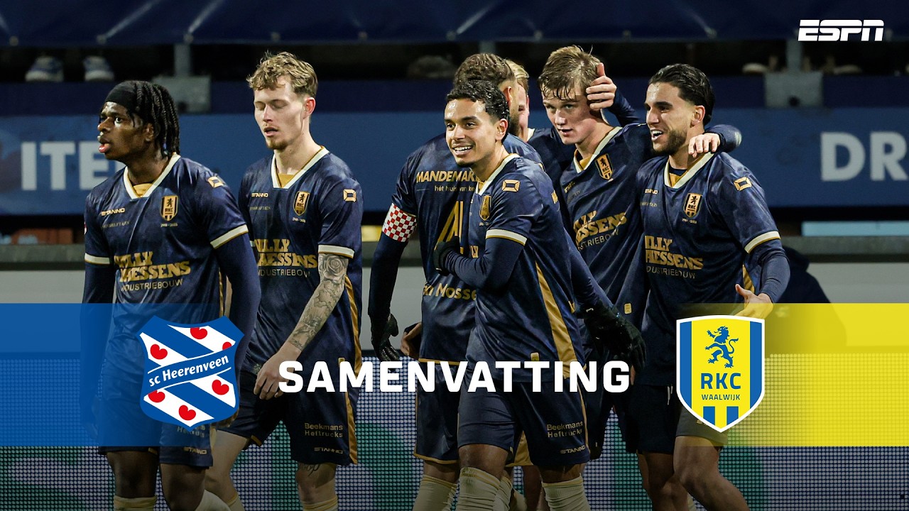 SC Heerenveen vs RKC Waalwijk Highlights
