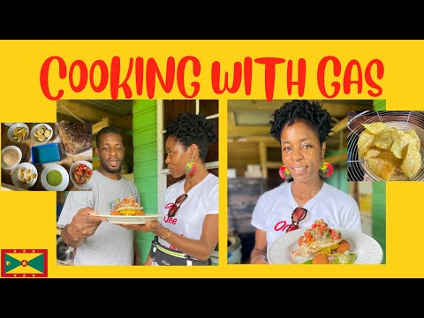 How to cook food with BIOGAS made from pig waste | Guapo St. Andrew Grenada | Sandy Family Farm PT 2