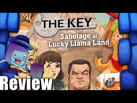 The Key Sabotage at Lucky Llama Land Review - with Tom Vasel