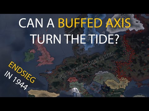 HOI4 Timelapse - Can a buffed Axis turn the tide of the war in 1944?