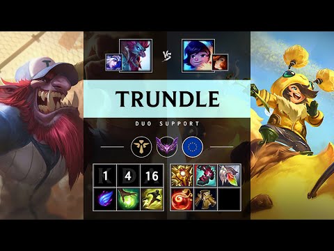 Trundle Support vs Nunu & Willump - EUW Master Patch 25.18