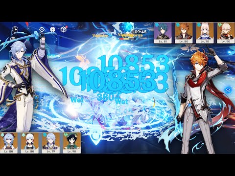 Genshin Imapct Mono Hydro & Ayato Morgana Spiral Abyss 12 | 2.6 version