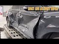 Incredible Repair Techniques! Witness Nissan Car's Right-Side Collision Transformation!