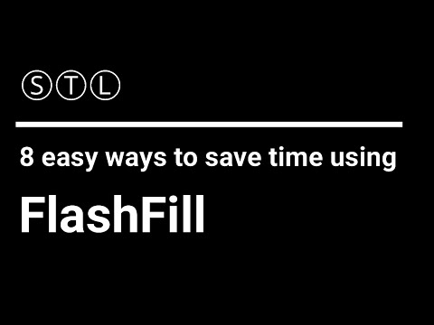 8 easy ways to save time using Flash Fill