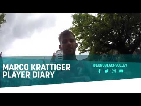 Marco Krattiger's Diary from #EuroBeachVolley 2018 in Utrecht