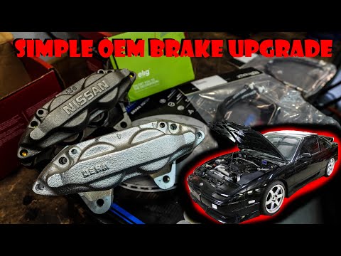 How To Do A 300ZX, S15 Silvia, R33 Skyline Brake Conversion On A S13, 180sx, Silvia, 240sx