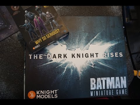 Batman Miniature Game - The Dark Knight Rises Starter Set Unboxing