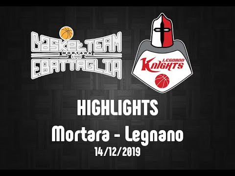 Highlights Mortara-Legnano del 14/12/2019