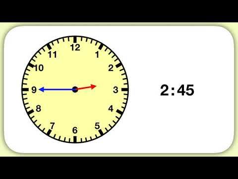 Telling Time (Quarter, Half, and Whole Hours)