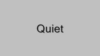 Quiet - accompaniment