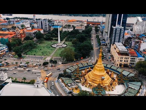 VIDEOGRAFIA DO DRONE DE YANGON