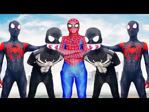 SUPERHERO's Story || Rescue BLUE SPIDER-MAN From BAD-HERO TEAM...?? ( Action, Funny... )