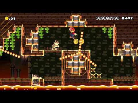 Dry Bones Dungeon by Jůᶏņ - Super Mario Maker - No Commentary 1AD