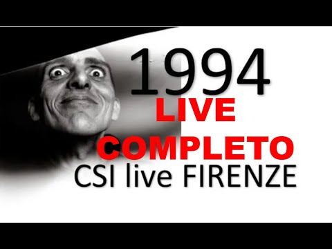 CSI LIVE FIRENZE 1994 - CONCERTO COMPLETO audio mixer CAM PAL