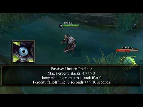 Rengar Rework (Update PBE 11.17) -  BDD Shorts