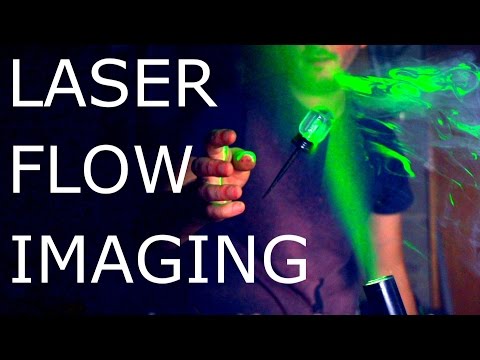 How To See Invisible Air Currents With Lasers - NightHawkInLight Video