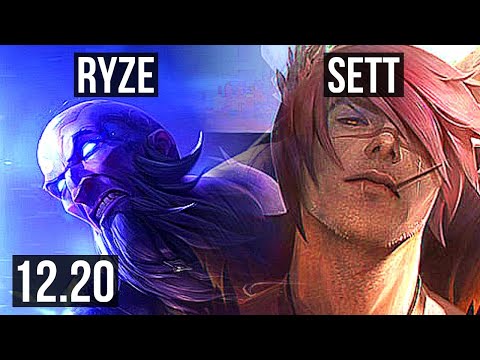 RYZE vs SETT (TOP) | 600+ games, Dominating | EUW Diamond | 12.20
