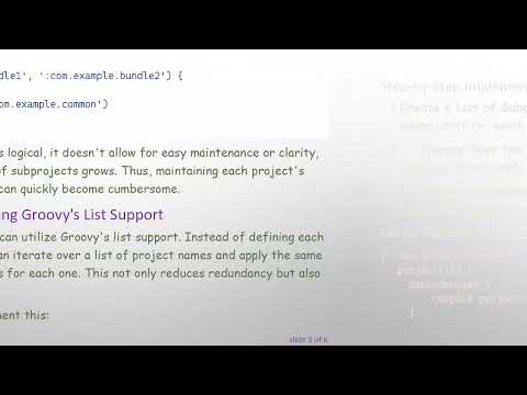 Simplifying Dependency Management in Gradle: How to List Multiple Subprojects with Ease