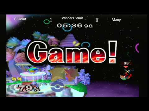Christmas Carnage '16 - maXy (Puff) vs MINT (Fox) Melee Winners Semis