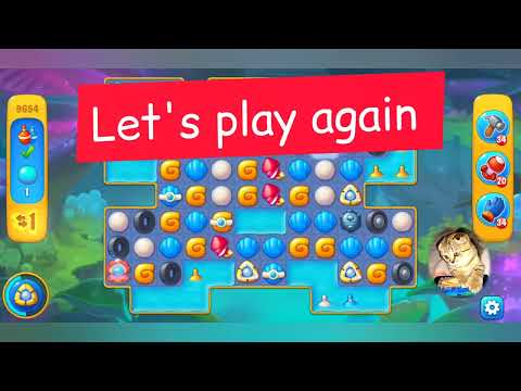 Fishdom 2022, no Boosters,  9654  level  -  прохождение без бустеров,  9654  уровень.