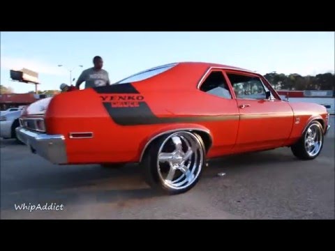 WhipAddict: 70' Chevrolet Nova SS Yenko on Bonspeed Wheels, Strong Motor, Stunt Sunday Atlanta