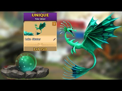 LAKE SKATER Max Level 150 Titan Mode - Unique Tide Glider - Dragons:Rise of Berk