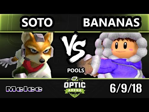 OpTic Arena SSBM - Soto (Fox) Vs. Bananas (Ice Climbers) Smash Melee Pools