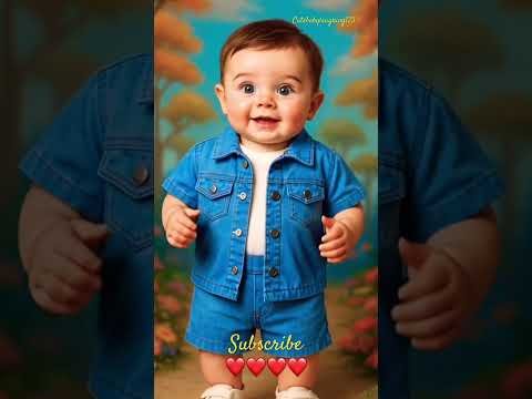 Cute baby boy and girl says papa ♥️😍🧑‍🍼💕 #baby #babylaughting #shortsfeed