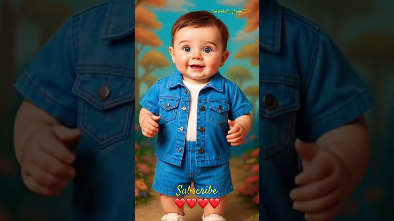 Cute baby boy and girl says papa ♥️😍🧑‍🍼💕 #baby #babylaughting #shortsfeed