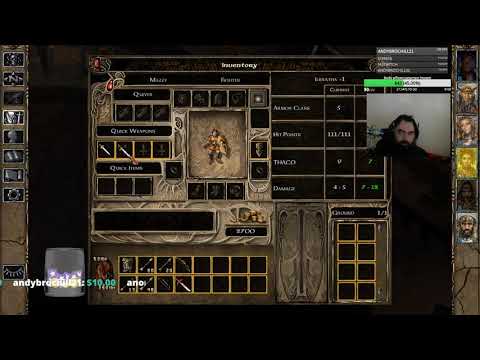 Baldur's Gate Cleric/Mage playthrough hardcore SCS Part 5 Steve McQueen