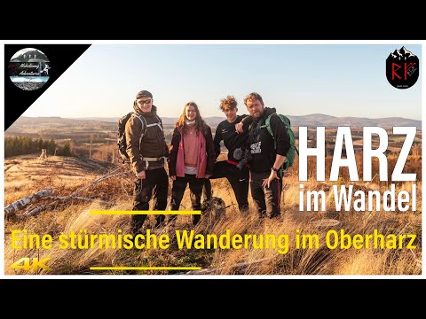 ↟ ↟ HARZ im Wandel | Eine stürmische Wanderung im Oberharz | HWN Stempeljagd | 4K HDR