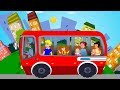 Wheels On The Bus Nursery Rhyme For Children Kids Tv Nursery Rhymes Videos For Children