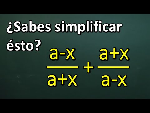 CÓMO SIMPLIFICAR FRACCIONES ALGEBRAICAS. Suma y resta