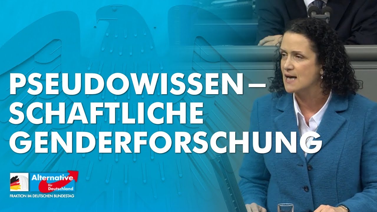 Pseudowissenschaftliche Genderforschung! - Nicole Höchst - AfD-Fraktion im Bundestag