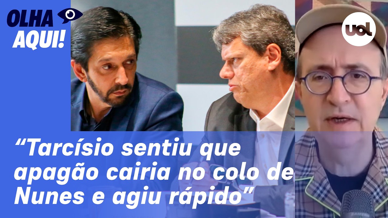 Reinaldo: Tarcísio saiu atirando contra governo federal para reduzir danos a Nunes em apagão em SP