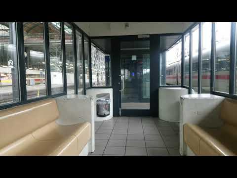 Swiss Railway in the waiting room Schweiz Eisenbahn Basel Bahnhof SBB SNCF