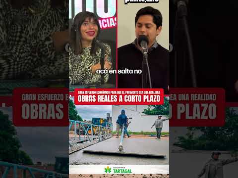 Obras reales a corto plazo, un gran esfuerzo económico.  #salta #tartagal  #gestion #obras