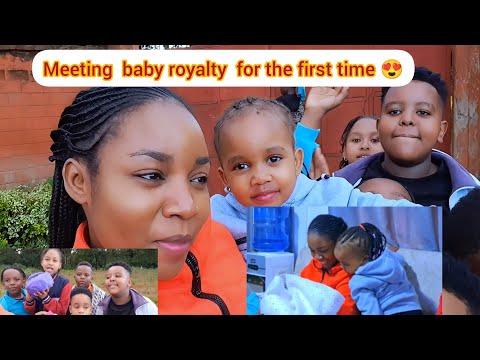 Meeting the newest member of the crew.Our hearts are full....we love you baby royalty 👑 😍