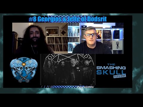 Dödsrit: Georgios (Guitarist/Vocalist) & Jelle (Bass)