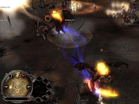 LOTR The Battle For Middle Earth : Huge 4v4 battle on Old Brown Lands