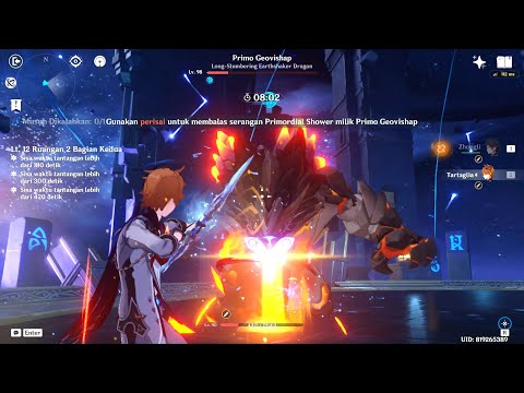 Childe "Solo" vs Primo Geovishap - Spiral Abyss 3.0